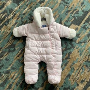 Jacadi Paris baby girl snowsuit